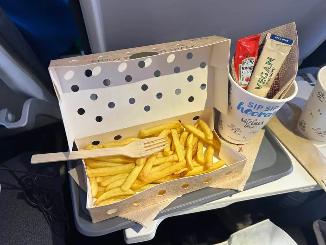 Eurowings Bizclass Pommes
