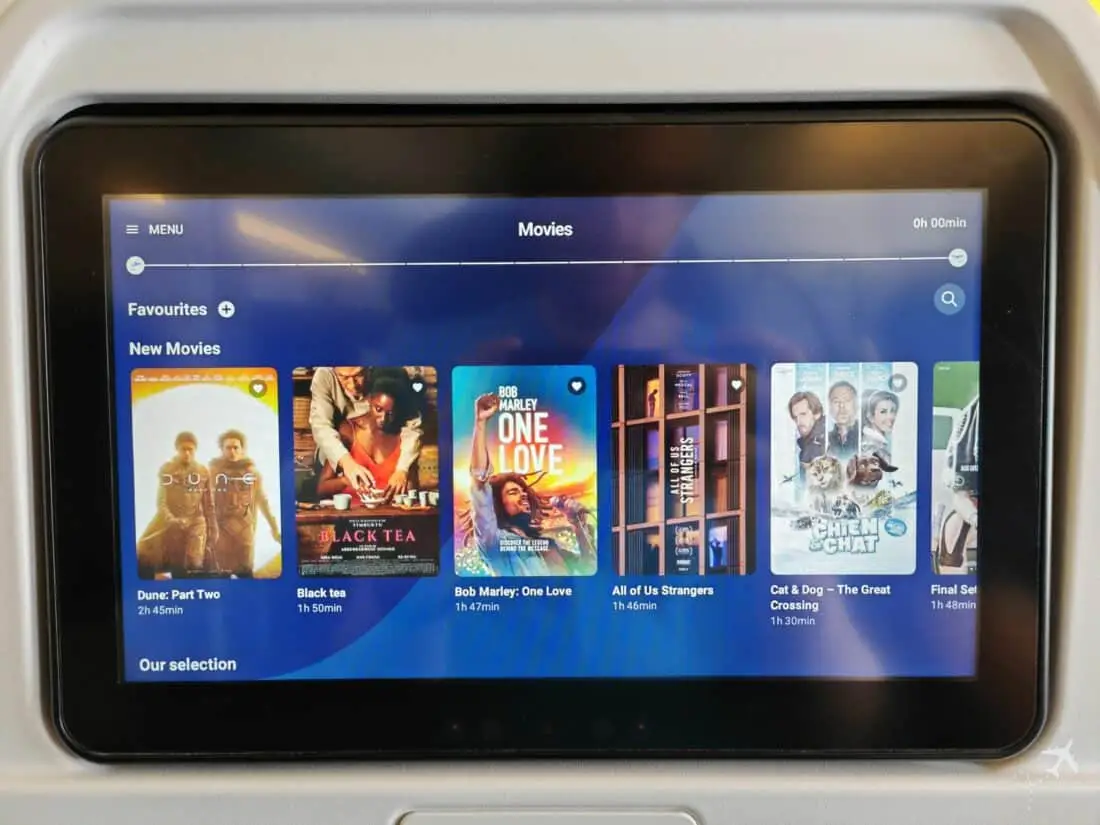 Air France Premium Eco B777 IFE
