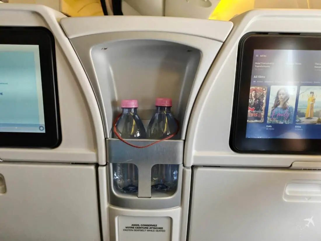 Air France Premium Eco B777 Rueckenlehne