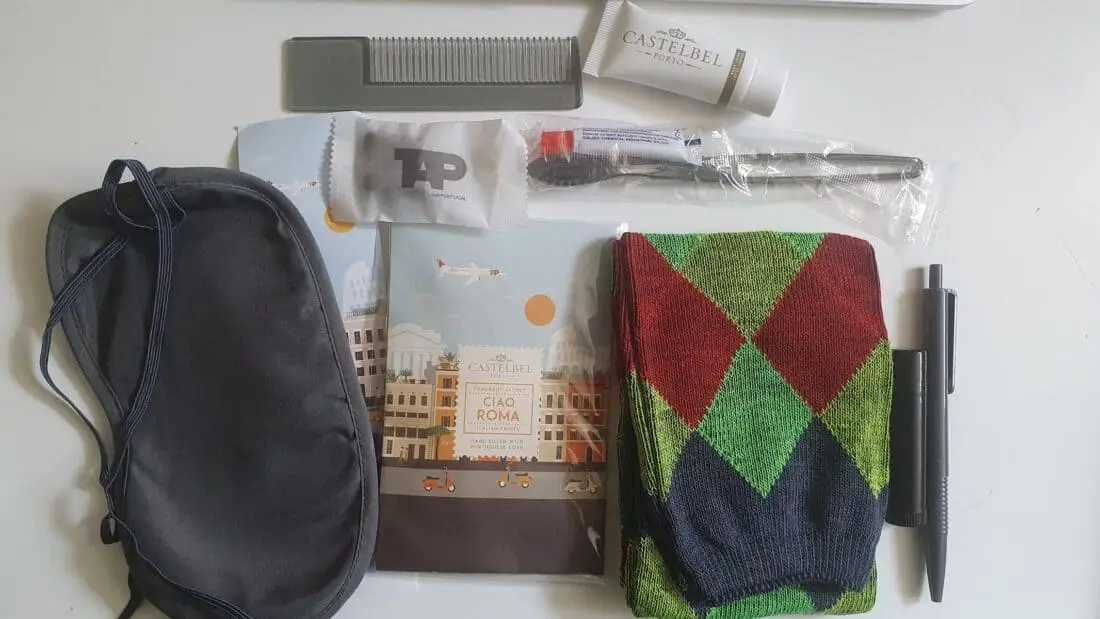 tap amenity kit content