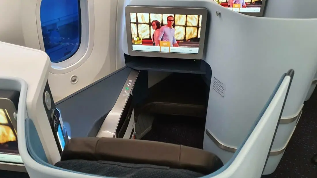 klm sitz business 787