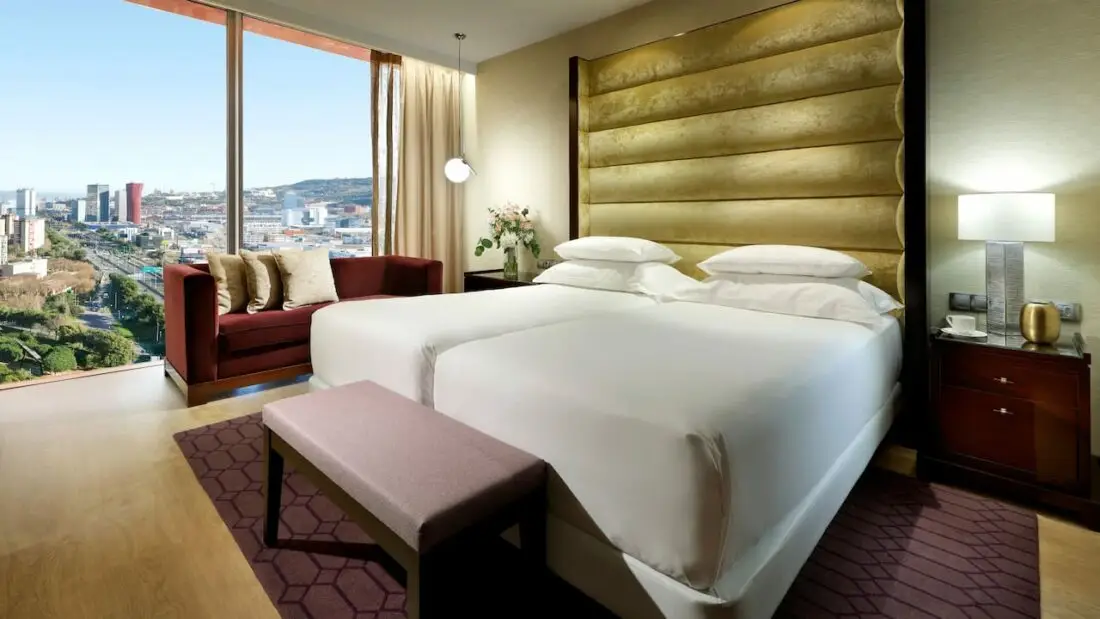 Hyatt Regency Barcelona Tower P059 Twin Guestroom City View.16x9