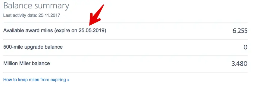 AAdvantage Meilen Verfall gestoppt