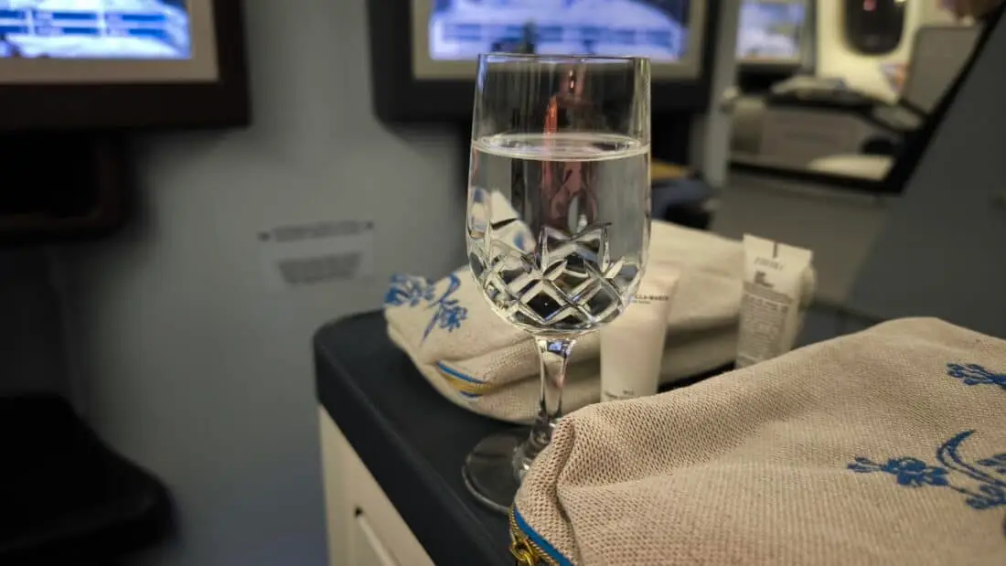 KLM Wasserglas