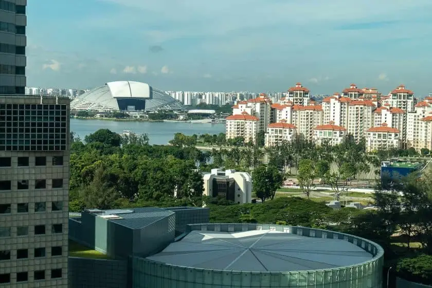 Conrad Singapore Zimmer Ausblick