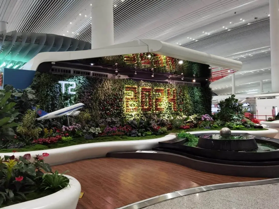 Flughafen CAN Deko