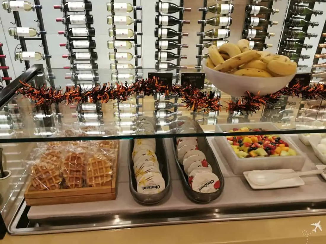 Star Alliance Lounge LAX Waffel