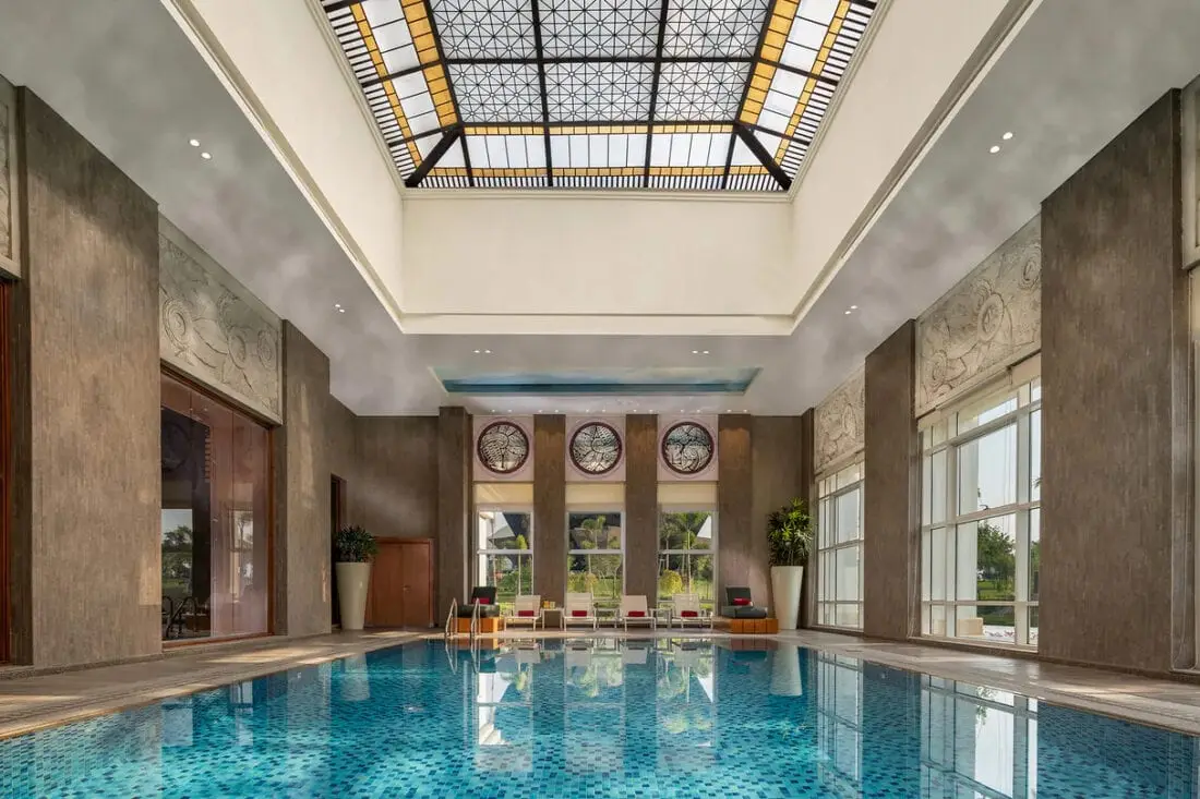st regis almasa cairo inside pool