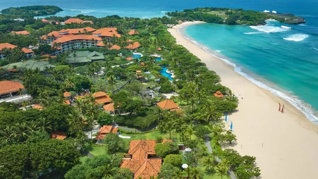 Grand Hyatt Bali Exterior Aerial Daytime View.16x9