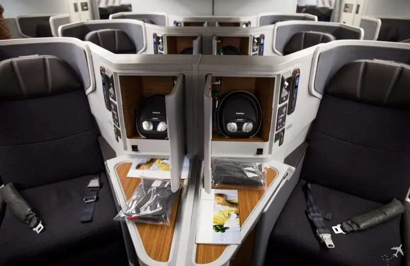American Airlines Business Class Mittelsitze