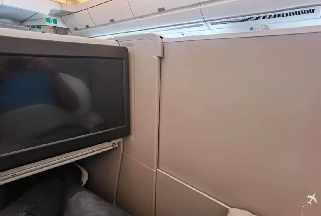 neue Iberia Business Class A350 Trennwand