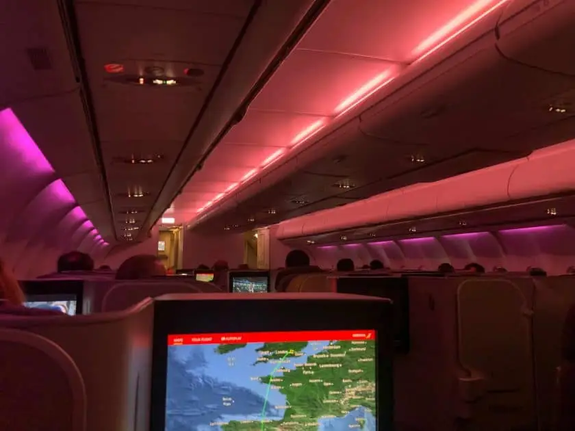 Iberia Business Class Cabin
