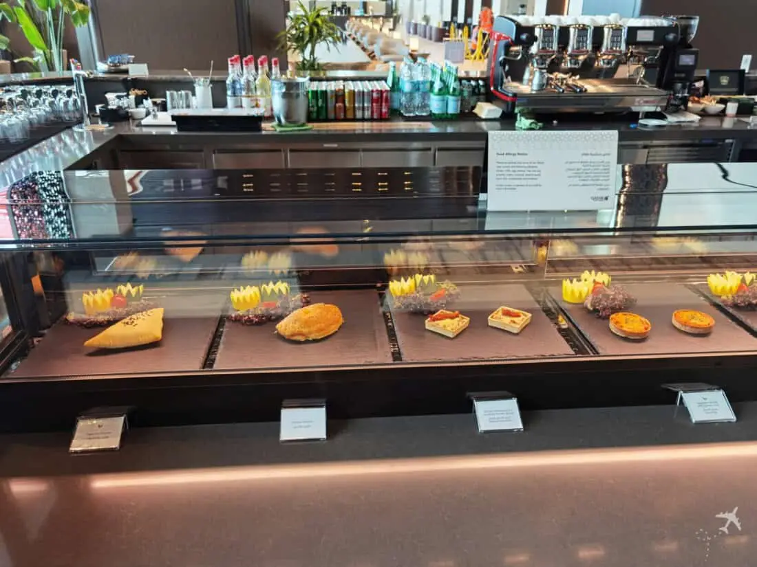 QR Al Mourjan Lounge DOH Garden Sandwich Bar