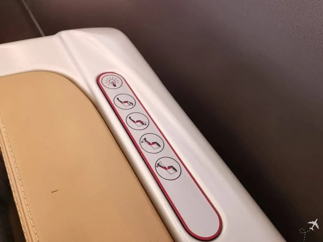 Trenitalia Executive Class Sitzverstellung