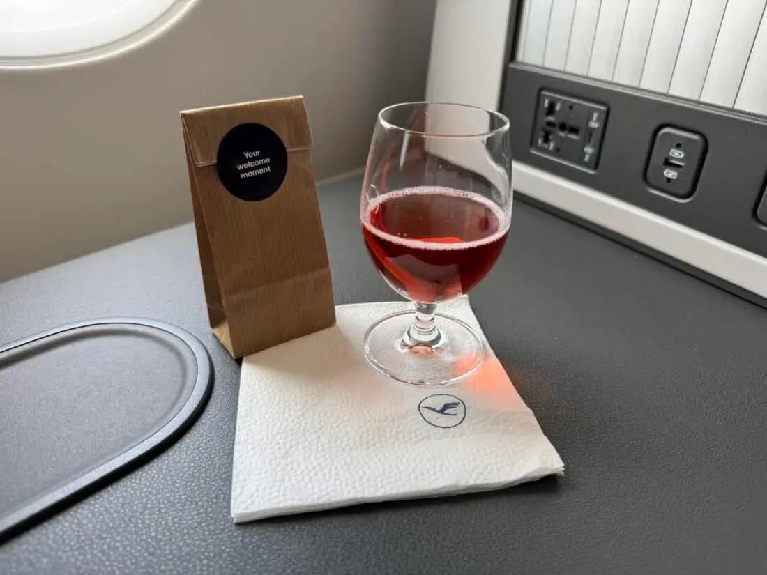 Lufthansa Allegris Business Welcome Drink