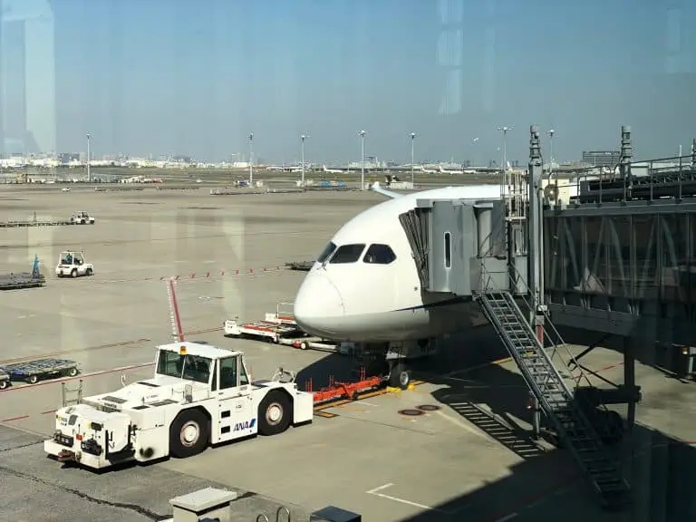 ANA Economy Bewertung Flugzeug
