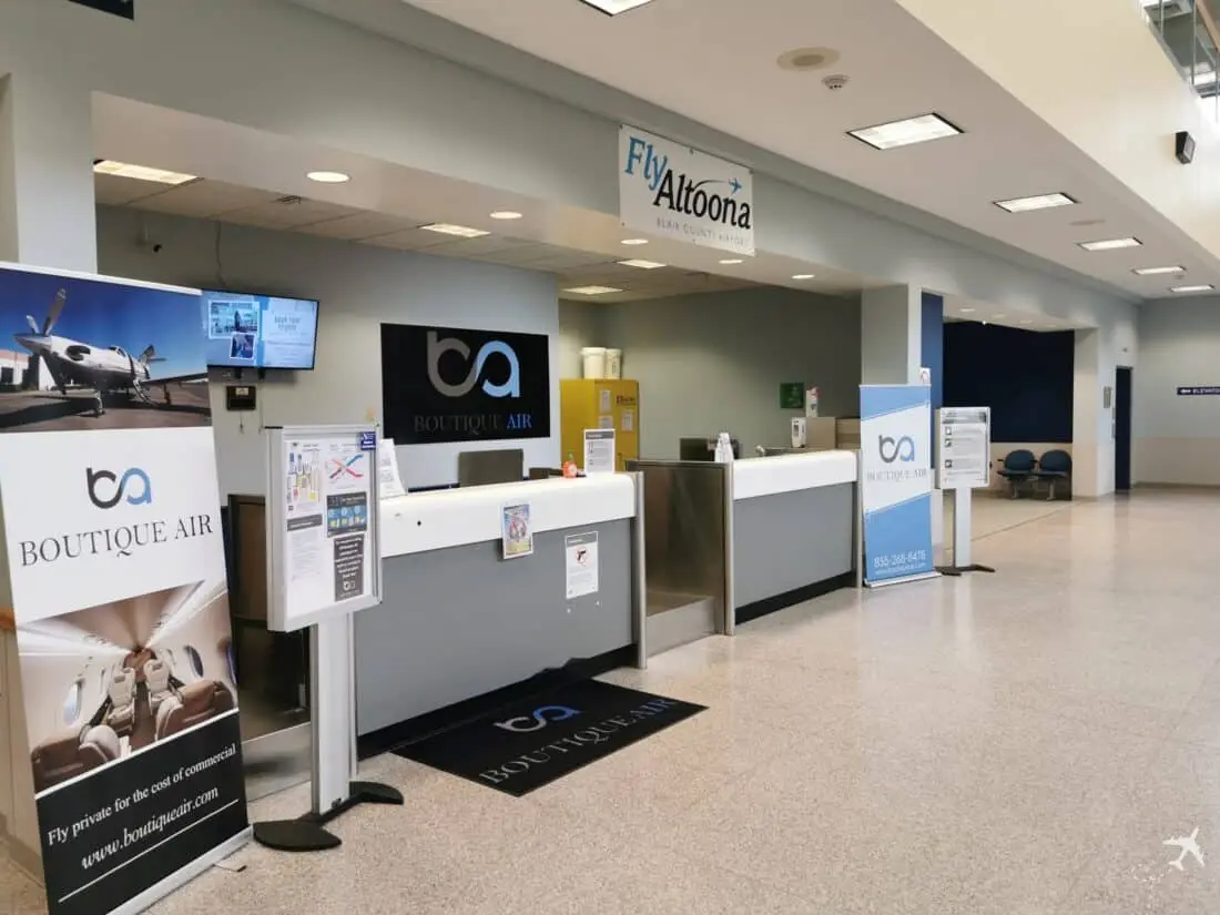 Boutique Air Check in Altoona
