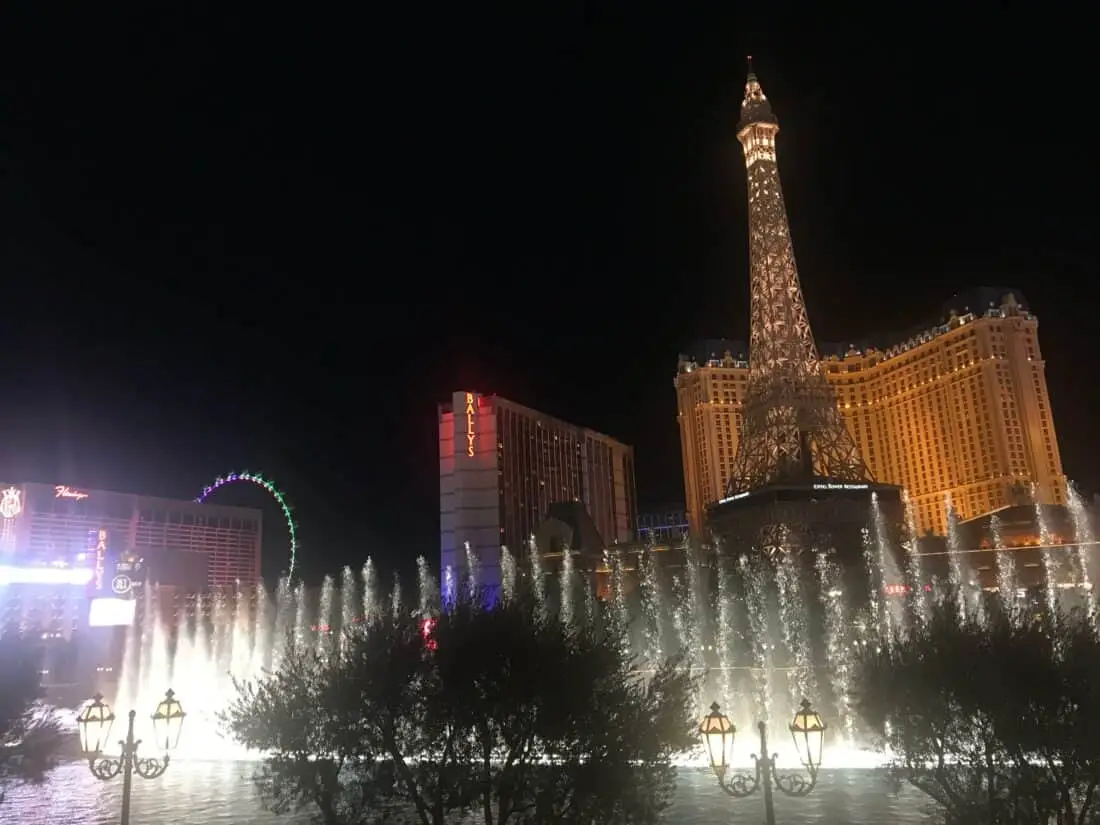 Las Vegas Paris Bellagio Brunnen