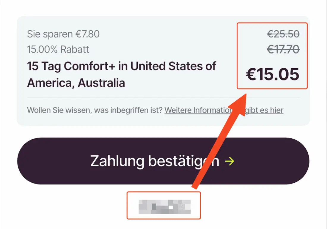 Firsty Gutschein eingeloest