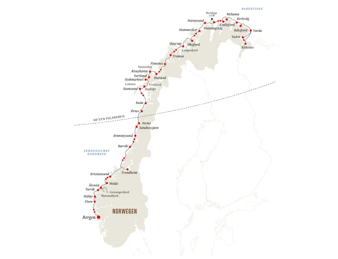 route hurtigrutensdfsdf