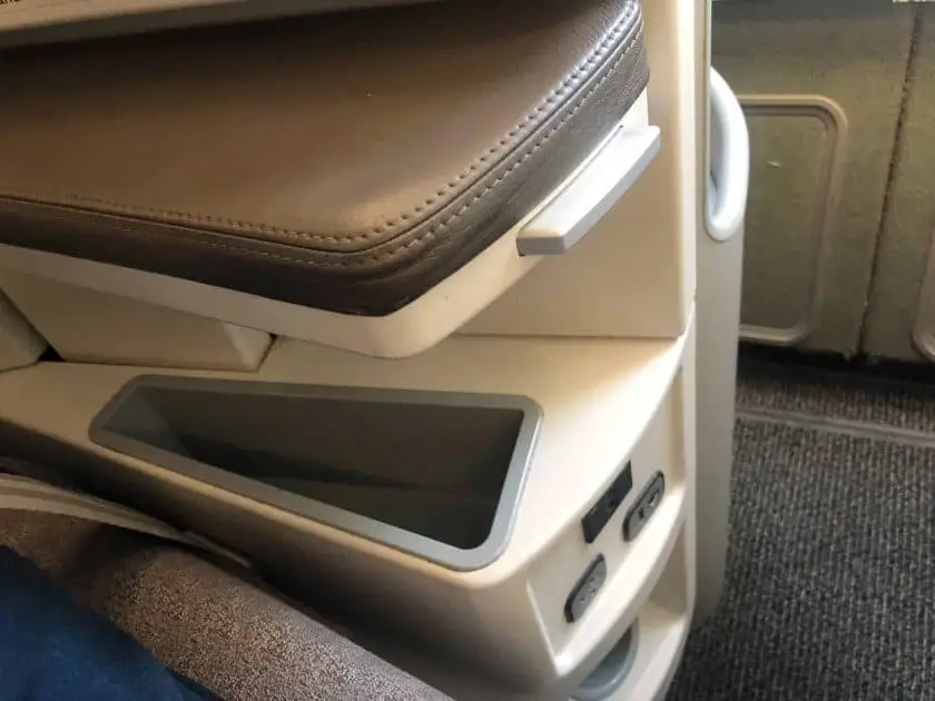 Iberia Business Class Armrest