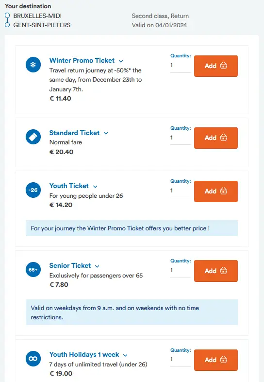 sncb brussels gent