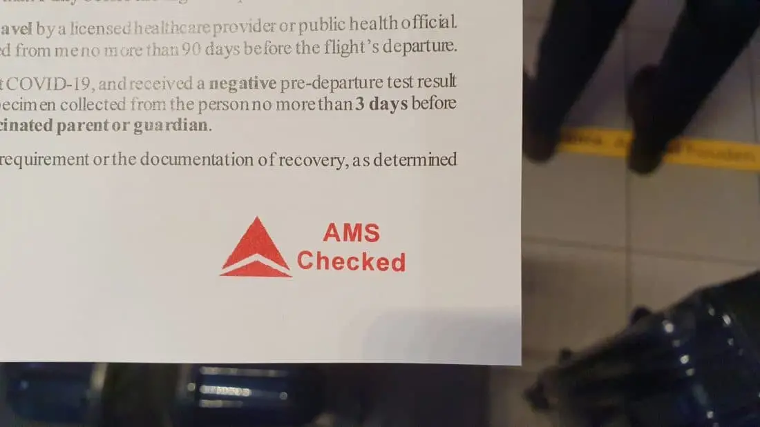 ams checked