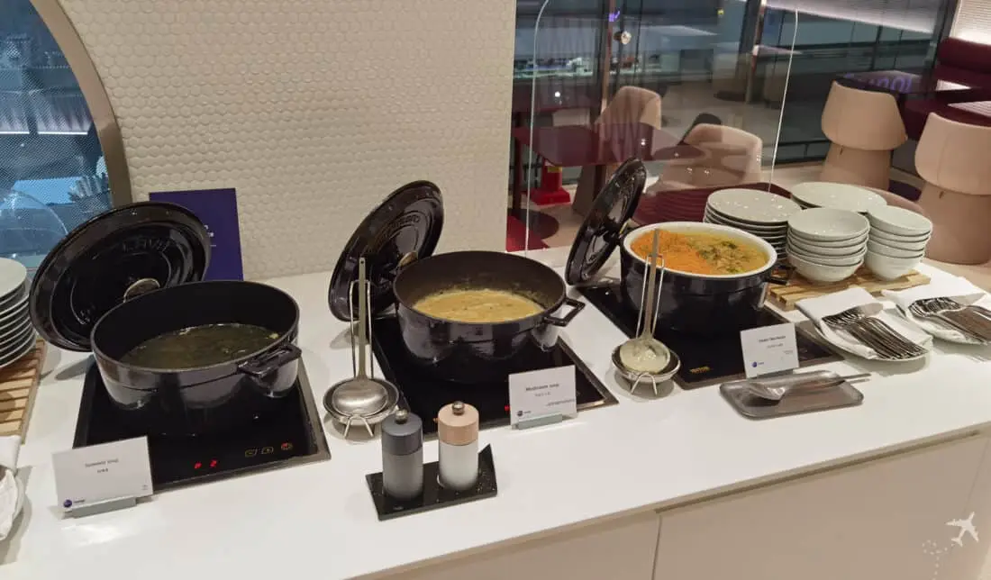 Oneworld Lounge ICN Suppen