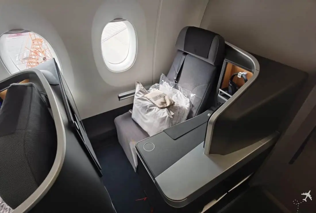 SAS Business Class LAX CPH Sitz 8H