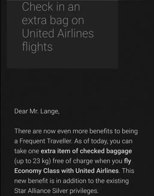 FTL mail UA baggage