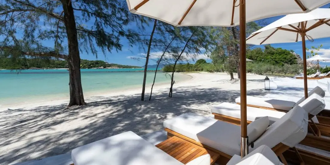 Cape Fahn Hotel beach