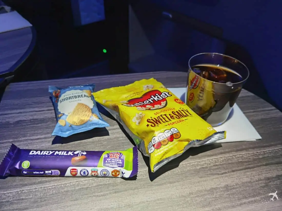 Jeblue Business A321LR Snacks
