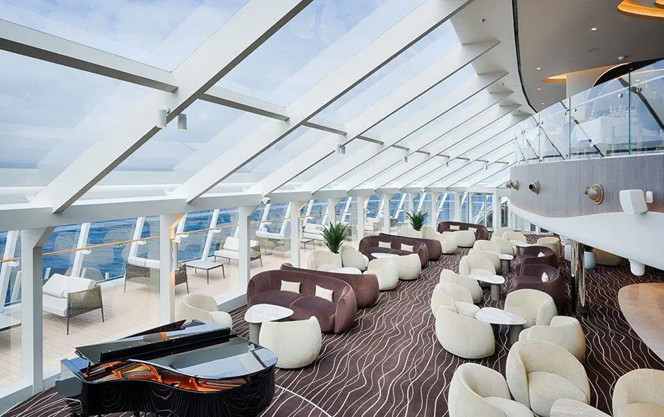 MSC World America Yacht Club top sail lounge