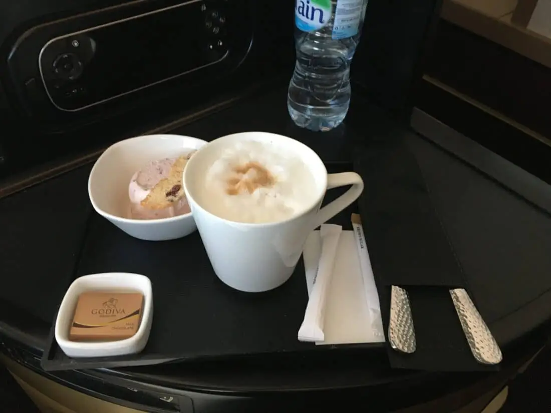 Etihad Business Essen Snack