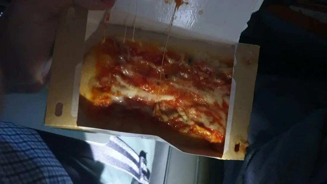 Singapore Airlines Pizza