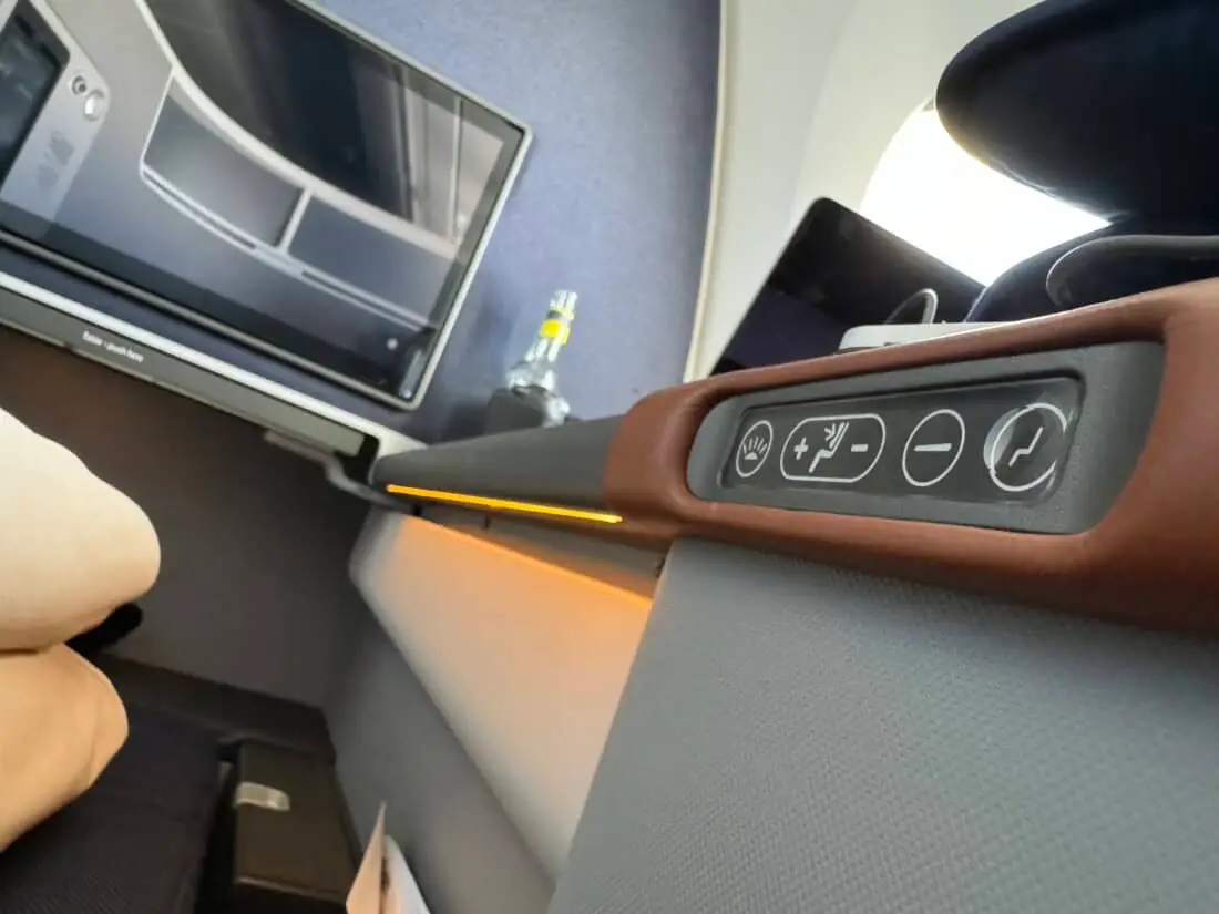 Lufthansa Allegris Business Suite Beleuchtung