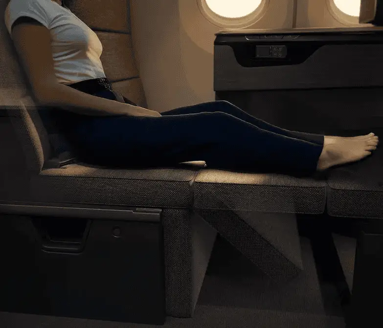 ANA 789 The Room FX Business Class Recline Example ii