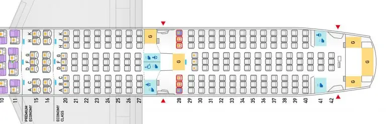 ANA Dreamliner Seat Map