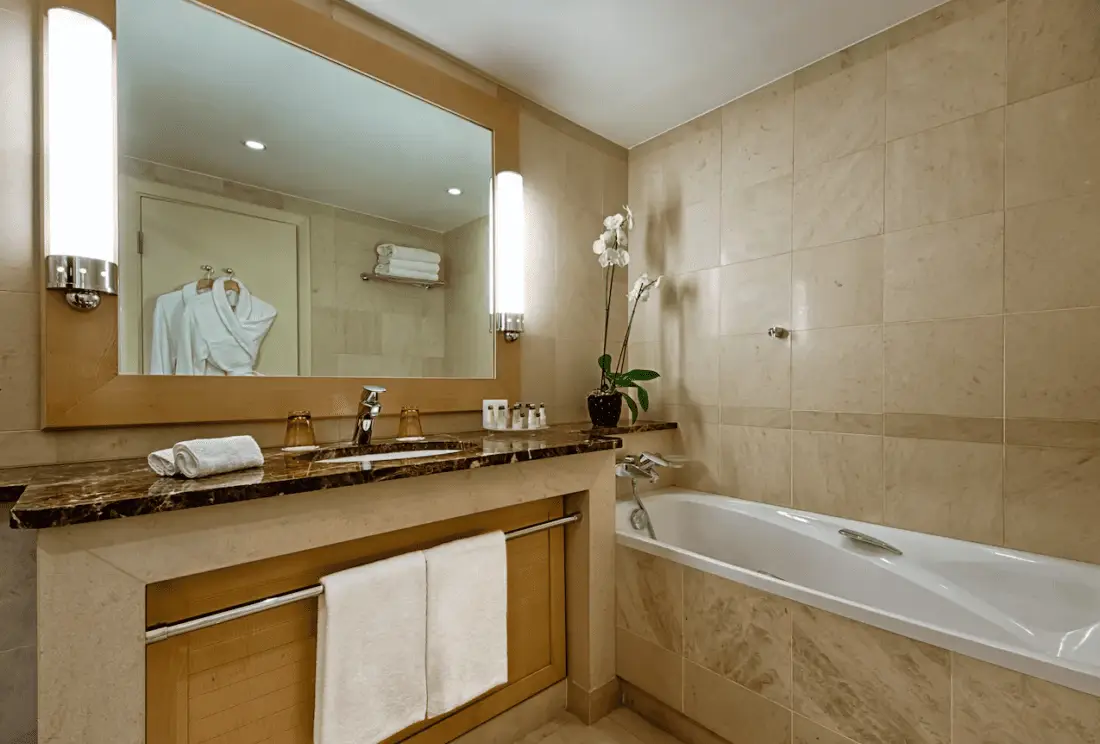 Hyatt Regency Nice Palais de la Mediterranee P246 King Twin Room Bathroom