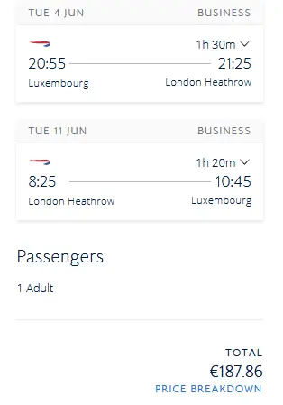 BA LUX LHR C 187