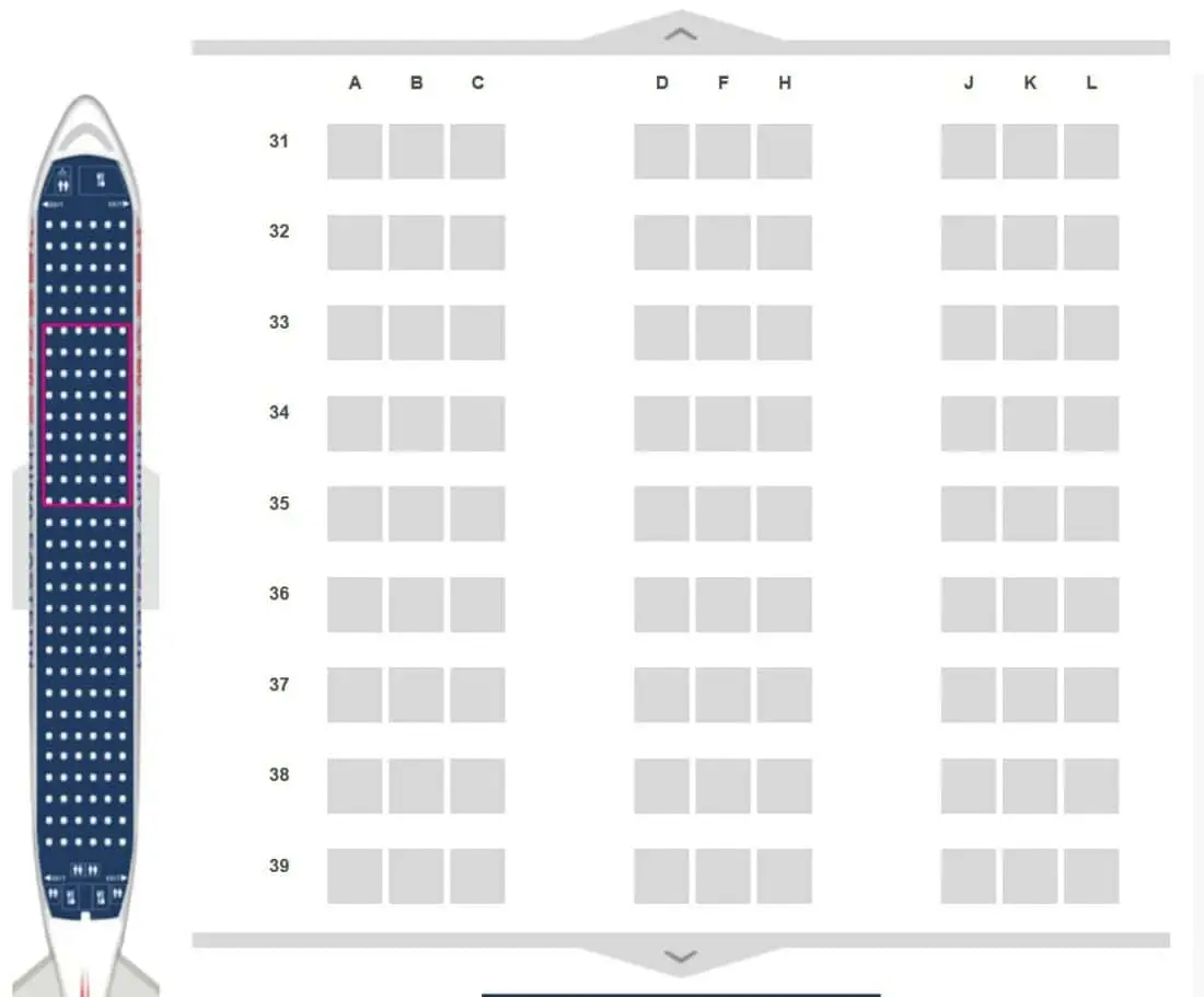 China Eastern Sitze geblockt