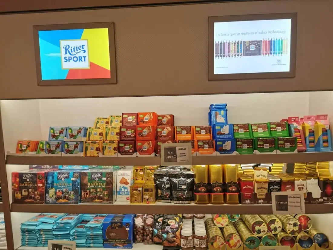 Buquebus Duty Free Ritter Sport