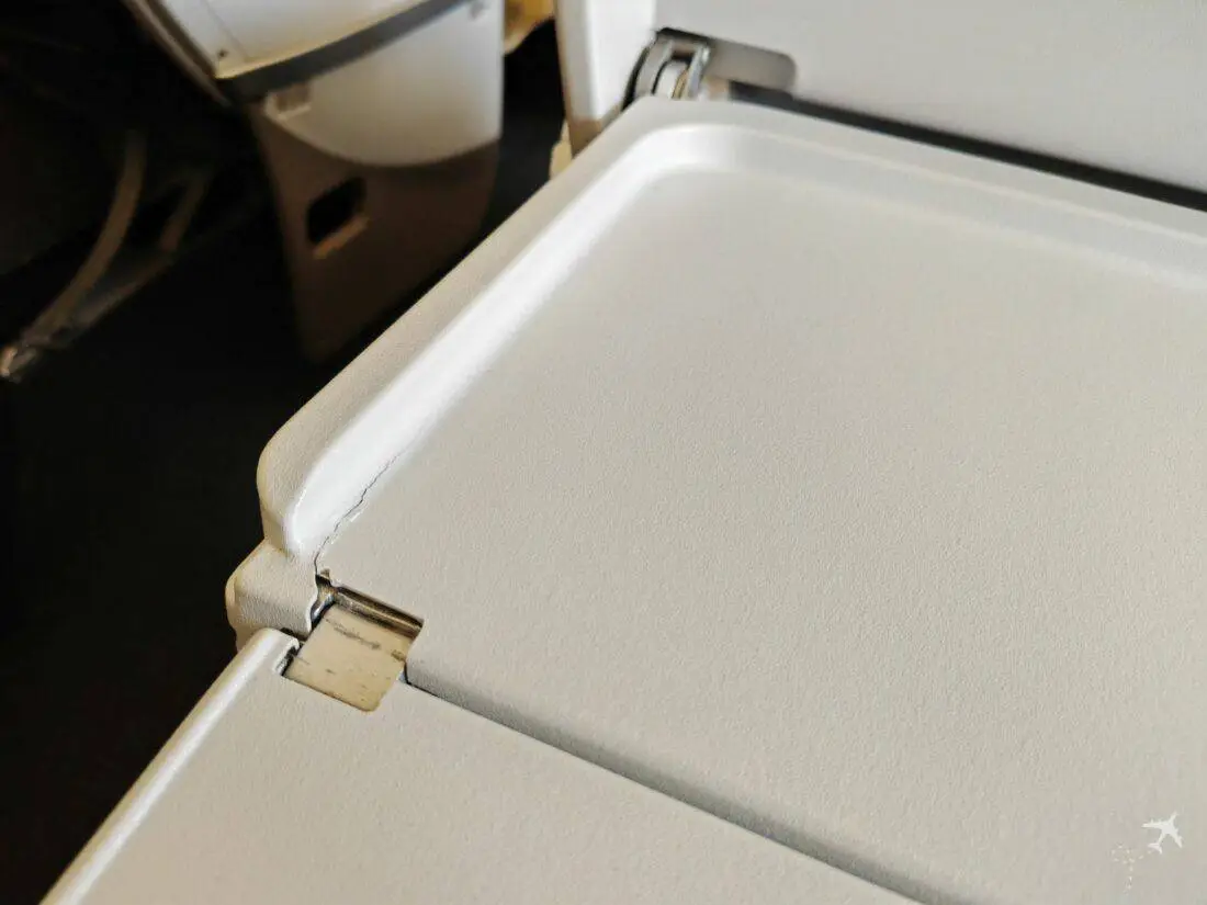Air France Premium Eco B777 Tisch Macke