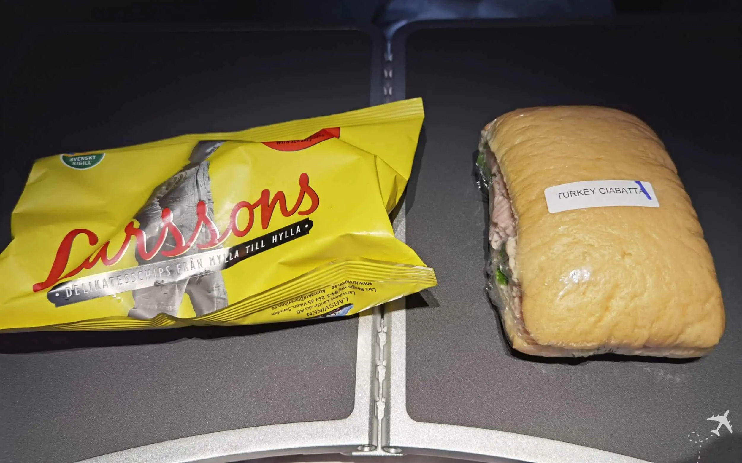 SAS Business Class LAX CPH Midnight Snack