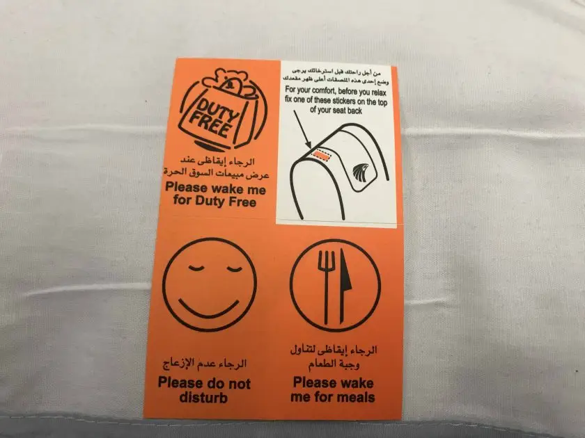 Bewertung EgyptAir Business Class A330 BKK CAI Sticker eine sehr gute Idee