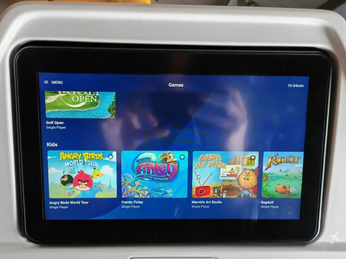Air France Premium Eco B777 IFE Spiele