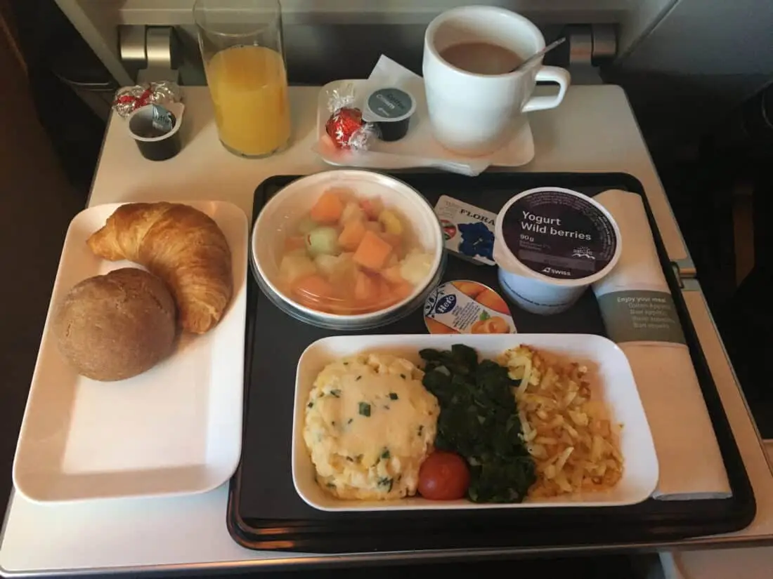 Swiss Premium Economy Breakfast
