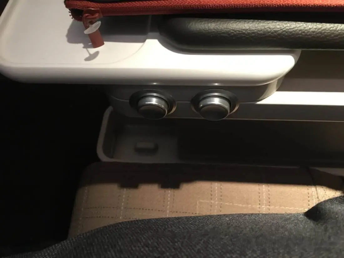 Swiss Premium Economy Seat Recline