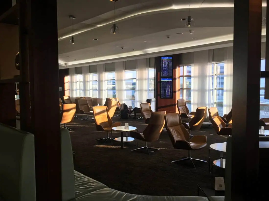 Etihad Business Lounge Seating Area