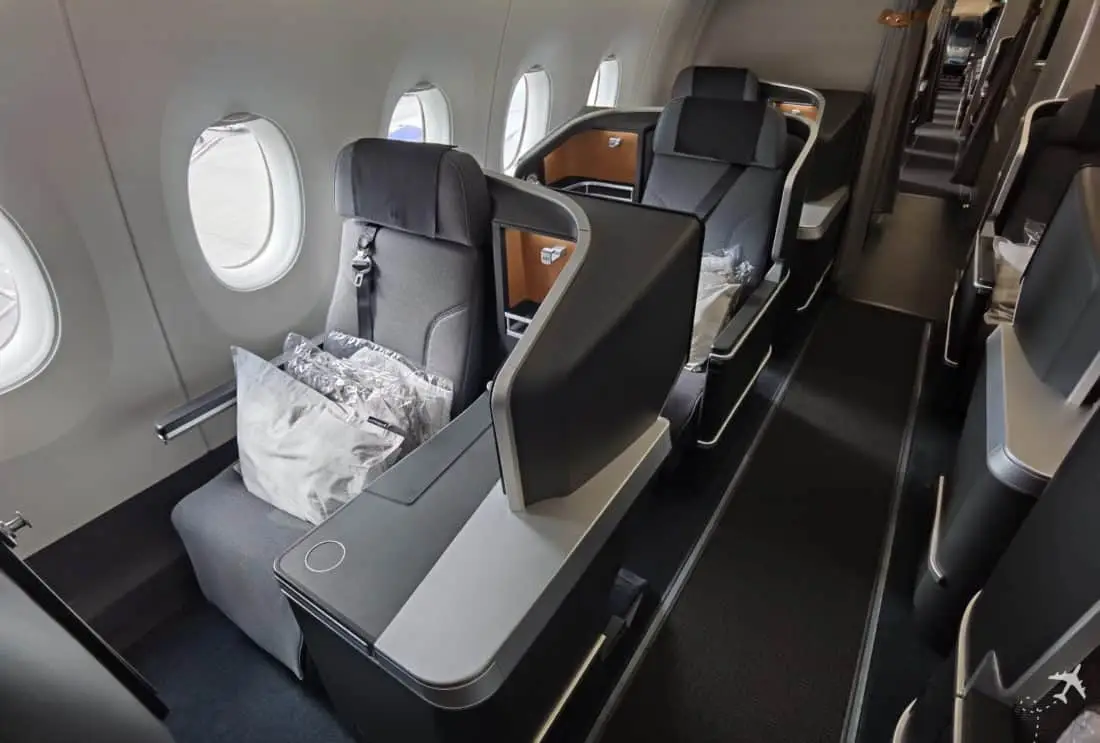 SAS Business Class LAX CPH Sitz 6H Weitwinkel